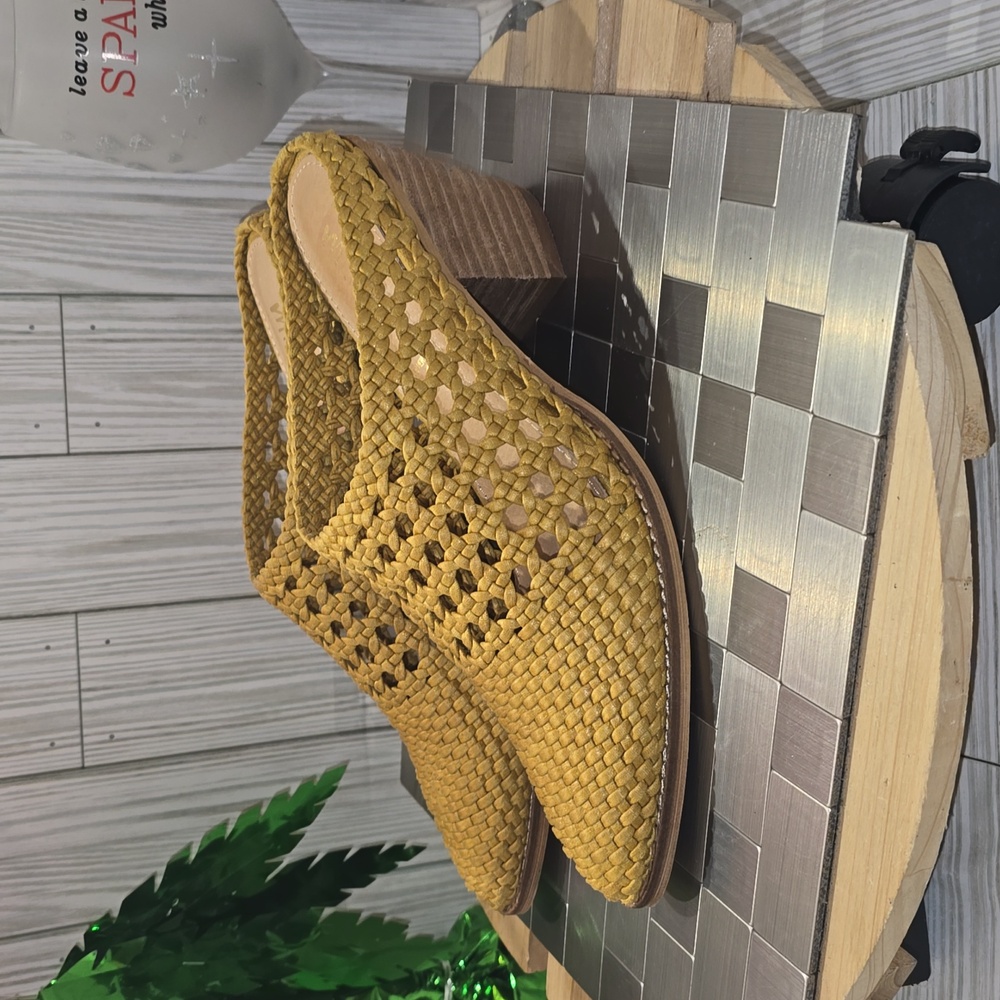 Mi.Mi leather woven‎ mules - Picture 4 of 10